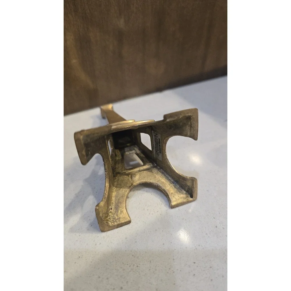 Restoration Hardware Solid Gold Brass Miniature Eiffel‎ Tower Ornament Decor